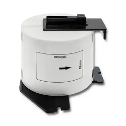 Taśma Qoltec do BROTHER DK-11202 | 62mm x 100mm | 300 etykiet | Biała /