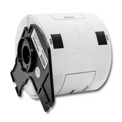 Taśma Qoltec do BROTHER DK-11202 | 62mm x 100mm | 300 etykiet | Biała /