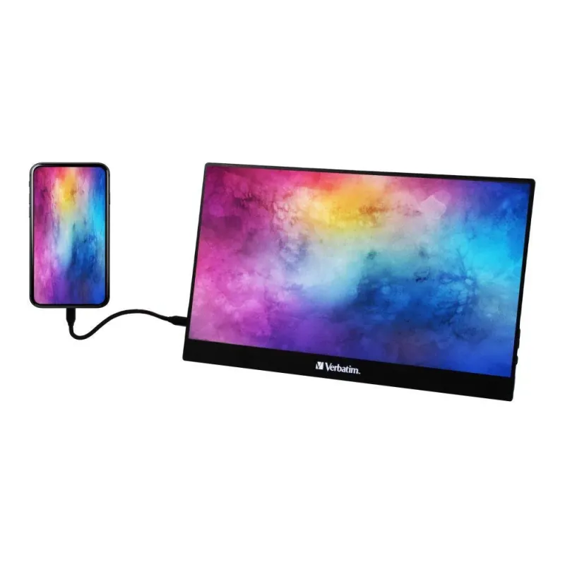 Monitor przenośny Verbatim 14" PM-14 Portable HDMI USB 2.0 2xUSB-C