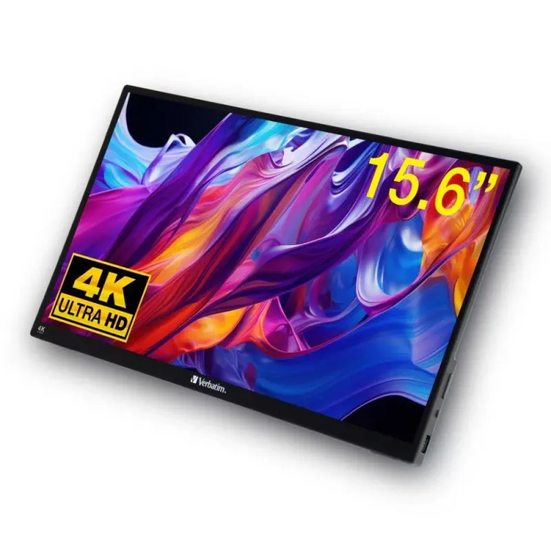 Monitor przenośny Verbatim 15,6" PMT-15 Portable Touch HDMI USB 2.0 2xUSB-C