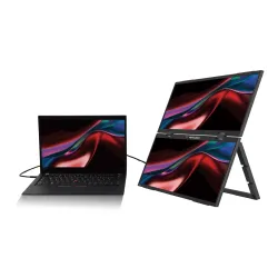 Monitor przenośny Verbatim Dual Monitor Essentials 15,6" IPS FHD Mini HDMI