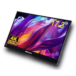 Monitor przenośny Verbatim 17,3" PMT-17 Portable Touch HDMI USB 2.0 2xUSB-C