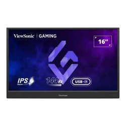 Monitor ViewSonic 16" VX1654 IPS FHD 144Hz MiniHDMI 2xUSB-C głośniki