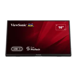 Monitor ViewSonic 16" VA1650 IPS FHD 60Hz HDMI 2xUSB-C głośniki