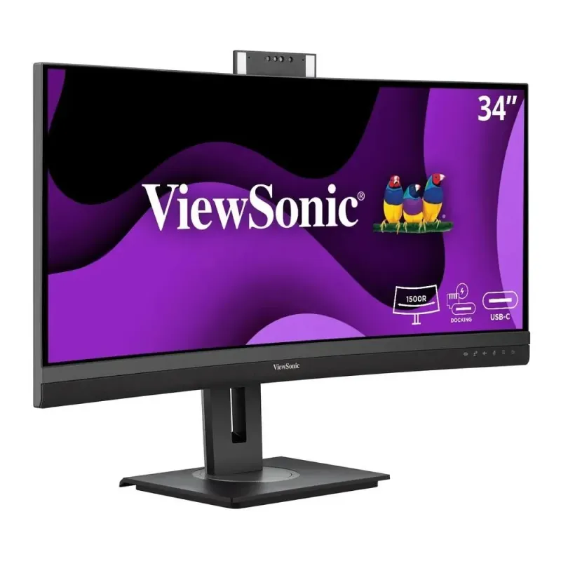 Monitor ViewSonic 34” VG3457CV MVA UWQHD 100Hz 2xHDMI DP HUB RJ45 głośniki