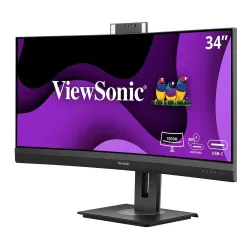 Monitor ViewSonic 34” VG3457CV MVA UWQHD 100Hz 2xHDMI DP HUB RJ45 głośniki