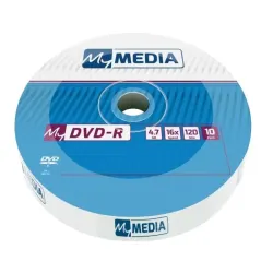 Płyty DVD-R MyMedia 16x 4.7GB Wrap (Spindle 10)