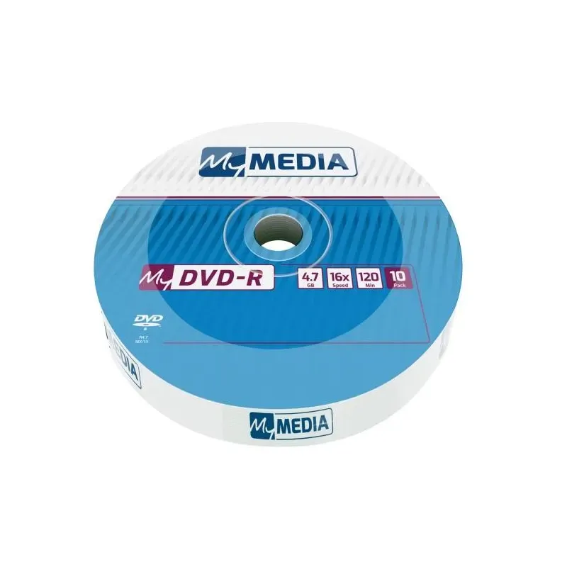Płyty DVD-R MyMedia 16x 4.7GB Wrap (Spindle 10)