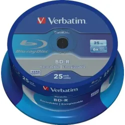 Płyty BD-R Verbatim 25 GB SL Datalife Cake 25