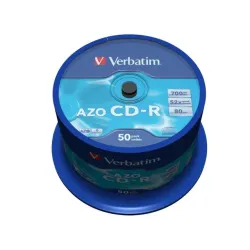 Płyty CD-R Verbatim 700MB AZO (Cake 50)
