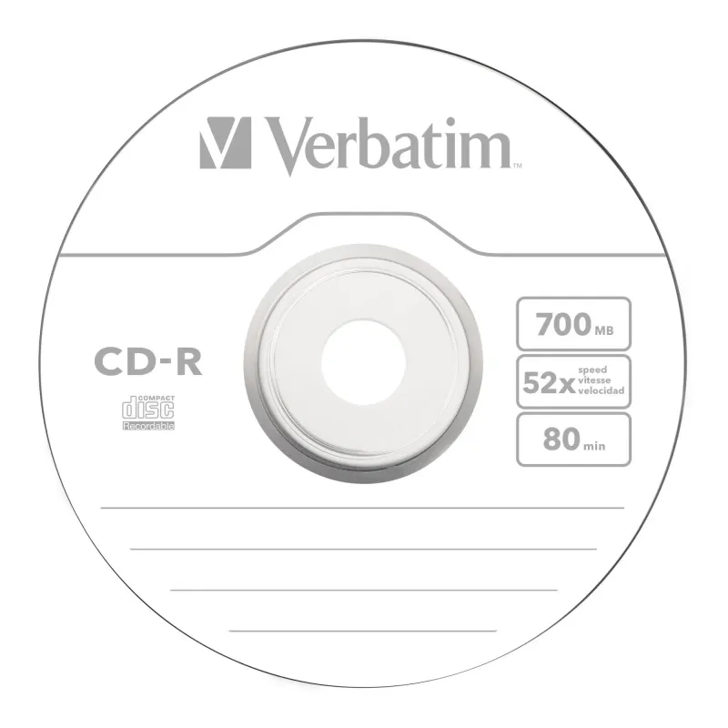Płyta CD-R Verbatim 700MB Extra Protection (slim 1)