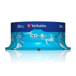 Płyty CD-R Verbatim 52x 700MB Extra Protection (Cake 25)