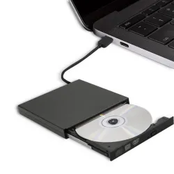 Nagrywarka Qoltec DVD-RW zewnętrzna | USB2.0 | czarna