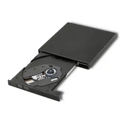 Nagrywarka Qoltec DVD-RW zewnętrzna | USB2.0 | czarna