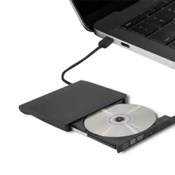 Nagrywarka Qoltec DVD-RW zewnętrzna | USB3.0 | czarna