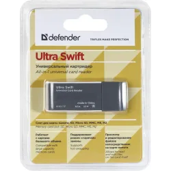 Czytnik kart pamięci Defender ULTRA SWIFT USB 2.0