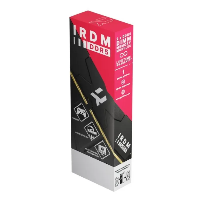 Pamięć DDR5 GOODRAM IRDM 32GB (2x16GB) 6400MHz CL32 1,35V