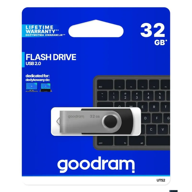 Pendrive GOODRAM Twister 32GB USB2.0 Black
