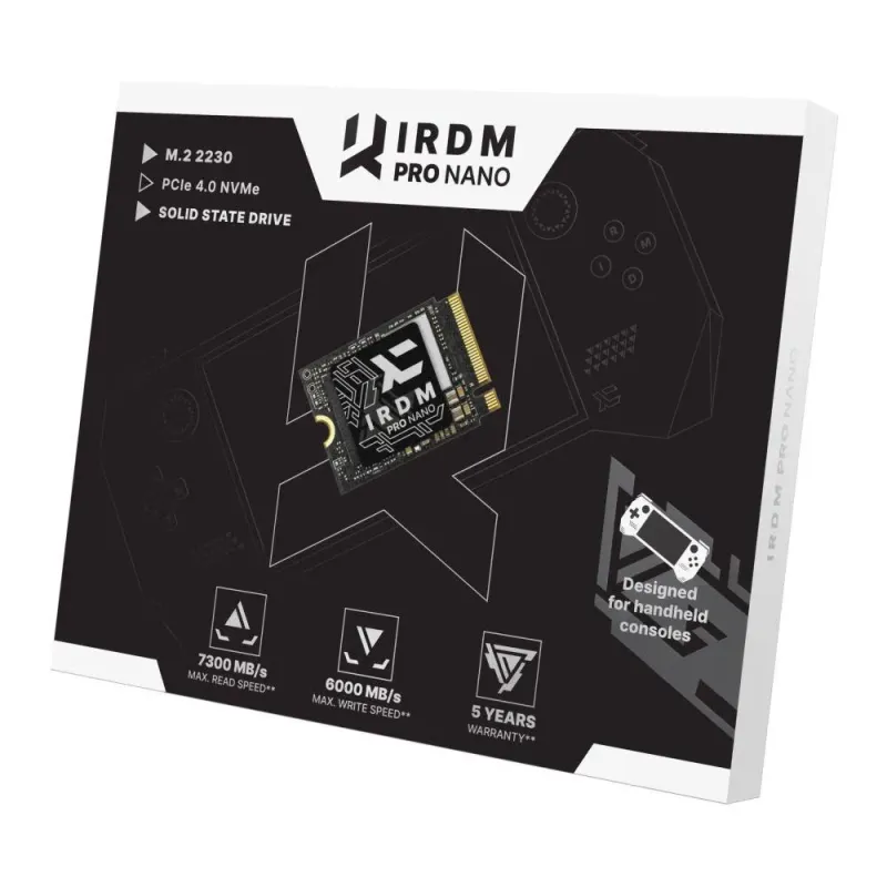 Dysk SSD GOODRAM IRDM PRO NANO 2TB PCIe NVMe Gen 4x4 M.2 2230 (7300/6000