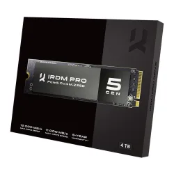 Dysk SSD GOODRAM IRDM PRO GEN 5 4TB PCIe NVMe 2.0 M.2 2280 (12000/11000) 3D