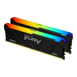 Pamięć DDR4 Kingston Fury Beast RGB 32GB (2x16GB) 1Gx8 3200MHz CL16 1,35V
