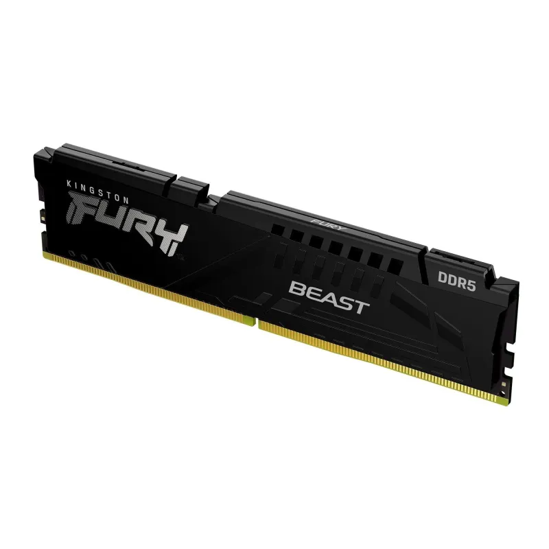 Pamięć DDR5 Kingston FURY Beast 16GB (1x16GB) 5600MHz CL40 1,25V Czarna