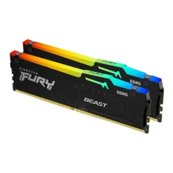 Pamięć DDR5 Kingston FURY Beast RGB 64GB (2x32GB) 6000MHz CL36 1,35V Black