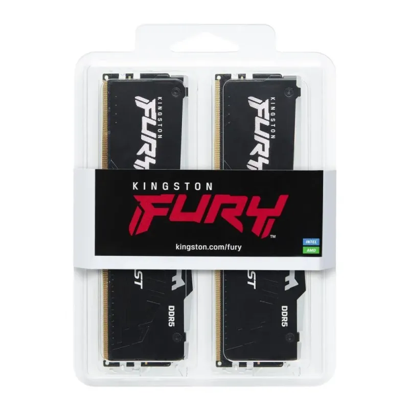 Pamięć DDR5 Kingston FURY Beast RGB 64GB (2x32GB) 6000MHz CL36 1,35V Black