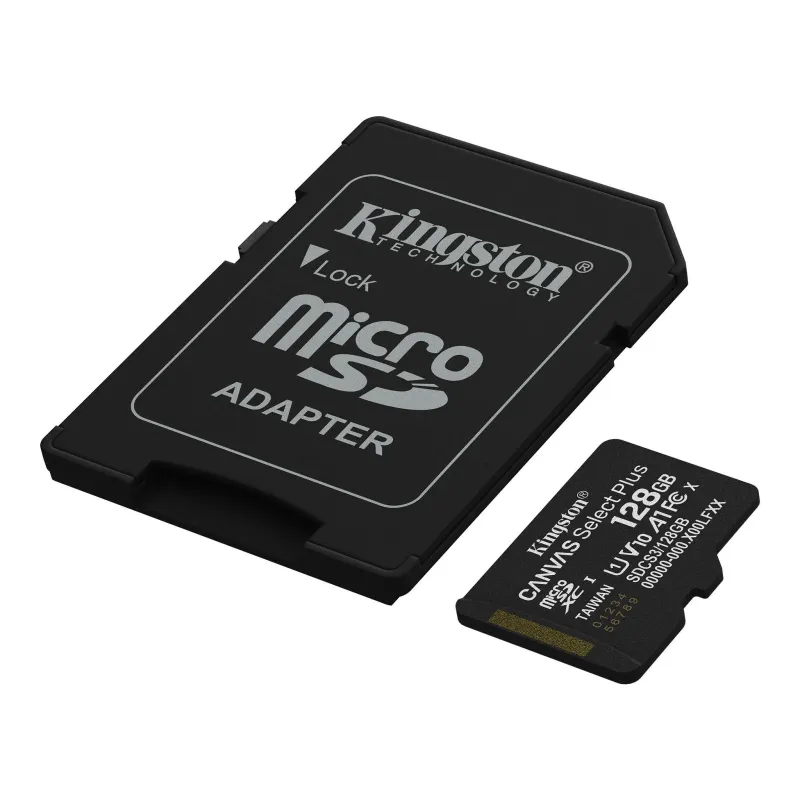 Karta pamięci Kingston microSDXC Canvas Select Plus 128GB C10 UHS-I/U1 A1