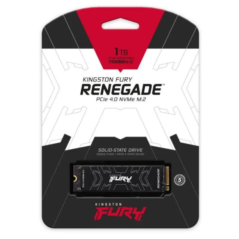 Dysk SSD Kingston FURY Renegade 1TB M.2 NVMe PCIe Gen 4.0 x4 (7300/6000