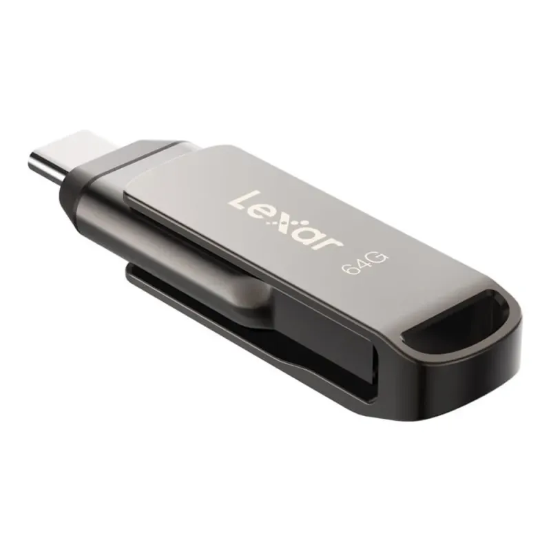 Pendrive Lexar JumpDrive D400 64GB USB 3.2 Gen1 Type-C 130MB/s srebrny