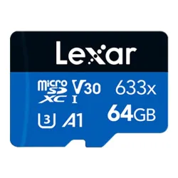 Karta pamięci Lexar microSDXC High-Performance 633x 64GB V30 UHS-I U3 A1