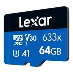 Karta pamięci Lexar microSDXC High-Performance 633x 64GB V30 UHS-I U3 A1