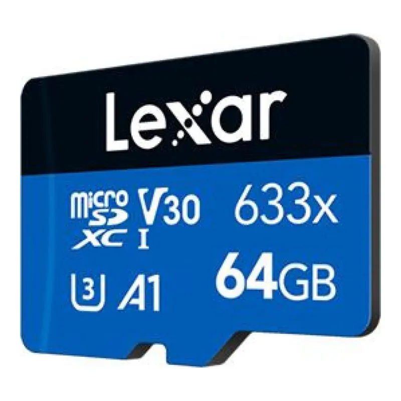 Karta pamięci Lexar microSDXC High-Performance 633x 64GB V30 UHS-I U3 A1