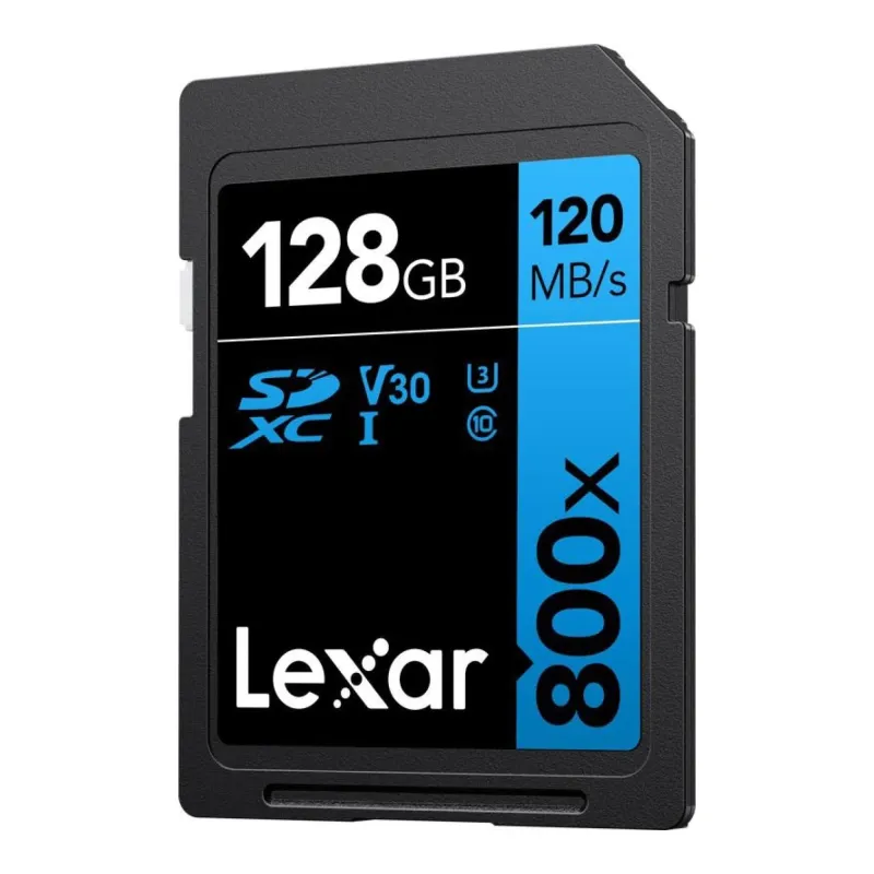 Karta pamięci Lexar SDXC 800x Professional 128GB V30 UHS-I U3 120/45MB/s