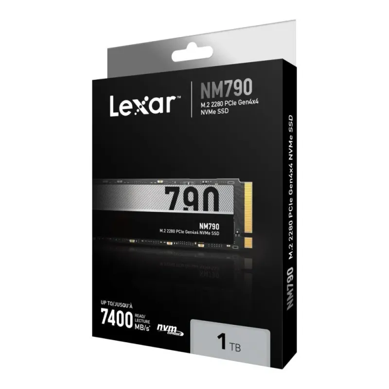 Dysk SSD Lexar NM790 1TB M.2 2280 PCIe NVMe 4.0x4 (7400/6500 MB/s)