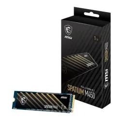 Dysk SSD MSI SPATIUM M450 V1 1TB PCIe 4.0 NVMe M.2 2280 (3400/2500 MB/s) 3D