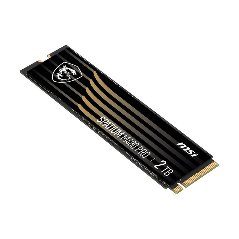 Dysk SSD MSI SPATIUM M480 Pro 2TB M.2 2280 PCIe 4.0 NVMe (7400/7000 MB/s)