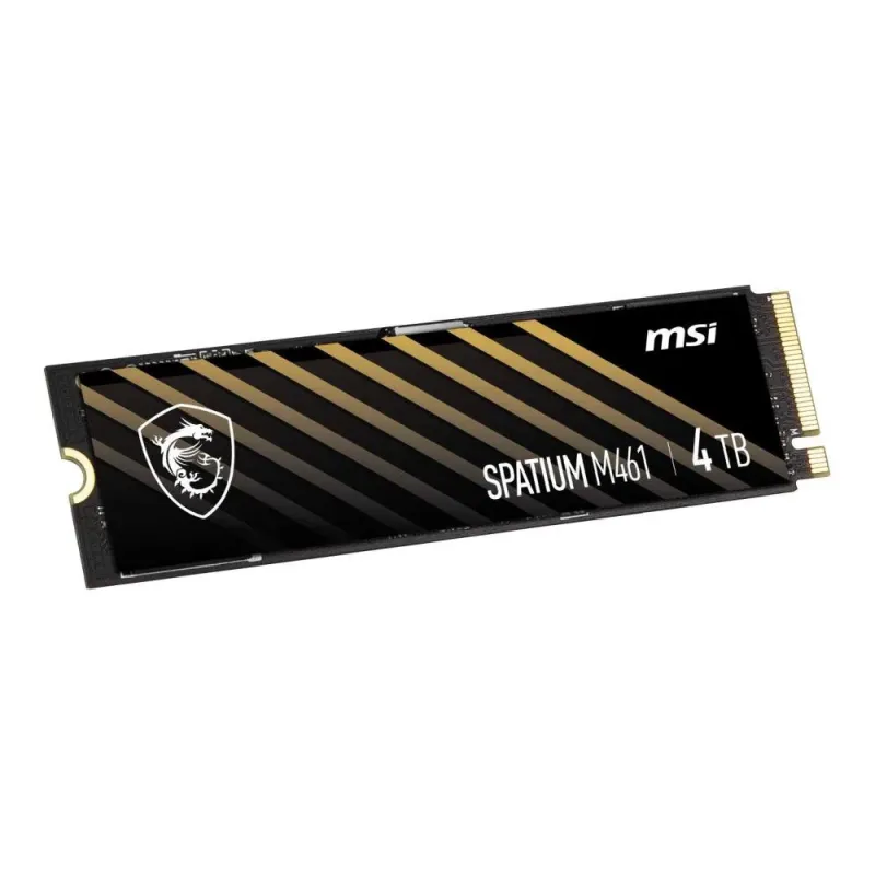 Dysk SSD MSI SPATIUM M461 4TB PCIe 4.0 NVMe M.2 2280 (5000/4200 MB/s) 3D