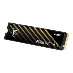 Dysk SSD MSI SPATIUM M461 4TB PCIe 4.0 NVMe M.2 2280 (5000/4200 MB/s) 3D