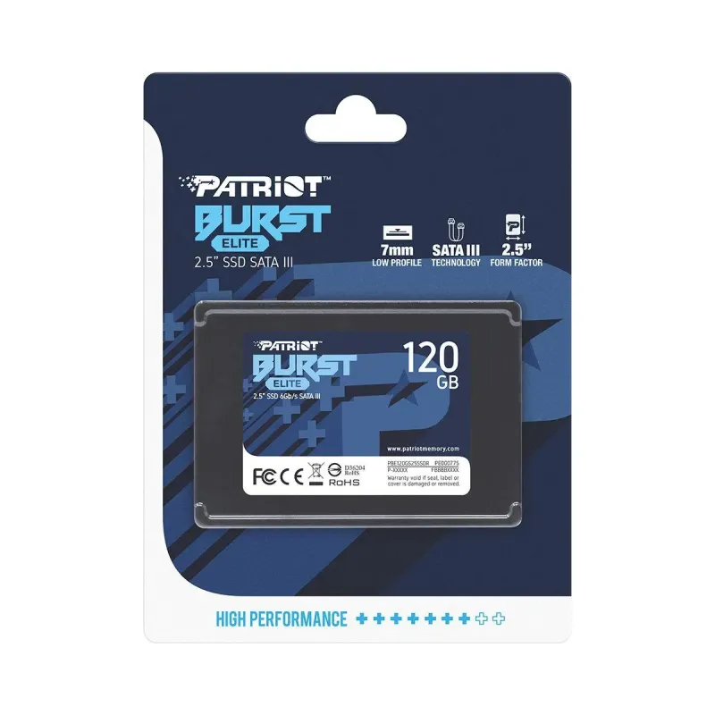 Dysk SSD Patriot Burst Elite 120GB SATA3 2,5" (450/320 MB/s) 7mm