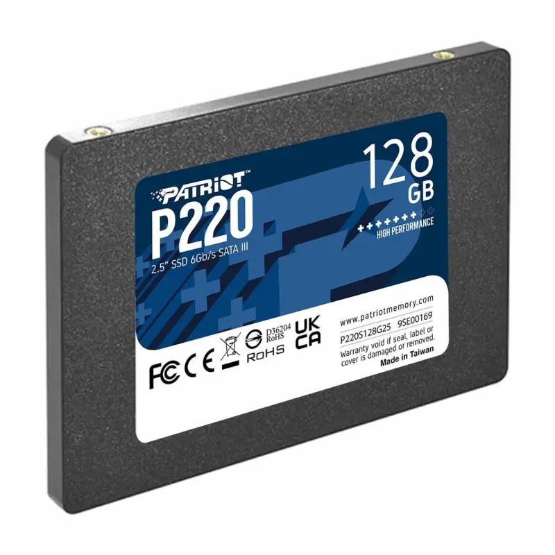 Dysk SSD Patriot P220 128GB 2.5" SATA3 (550/480 MB/s) 7mm