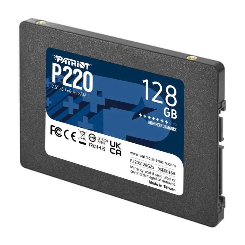 Dysk SSD Patriot P220 128GB 2.5" SATA3 (550/480 MB/s) 7mm