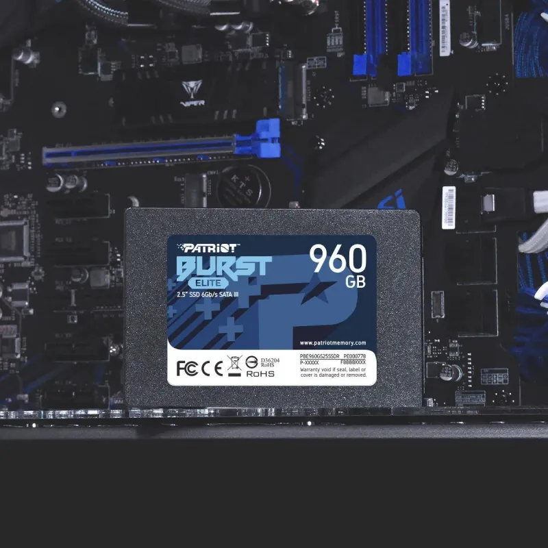 Dysk SSD Patriot Burst Elite 960GB SATA3 2,5" (450/320 MB/s) 7mm