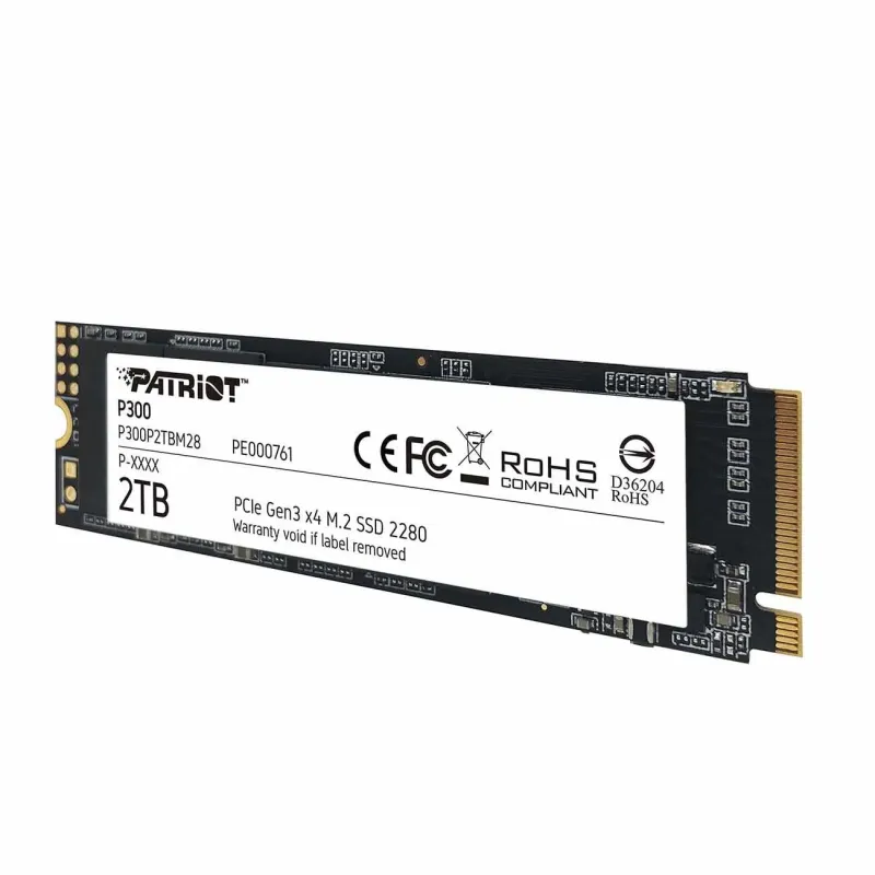 Dysk SSD Patriot P300 2TB M.2 2280 PCIe Gen3 x4 NVMe (2100/1650 MB/s)