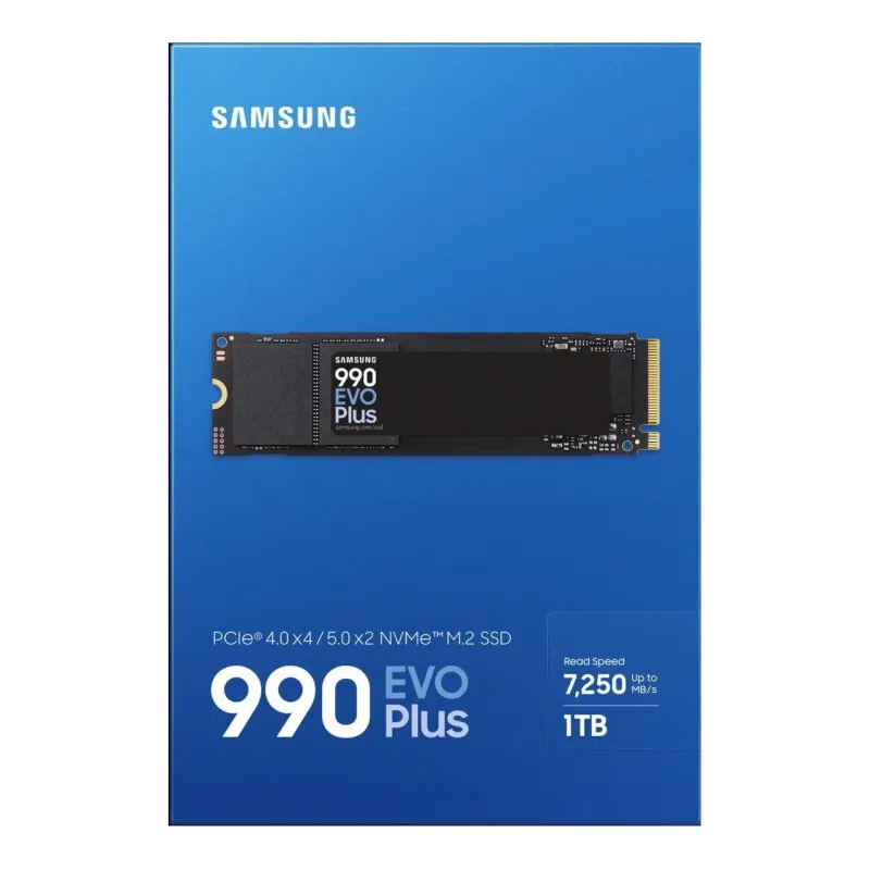 Dysk SSD Samsung 990 EVO Plus 1TB M.2 2280 PCIe 4.0 x4 / 5.0 x2 NVMe 2.0