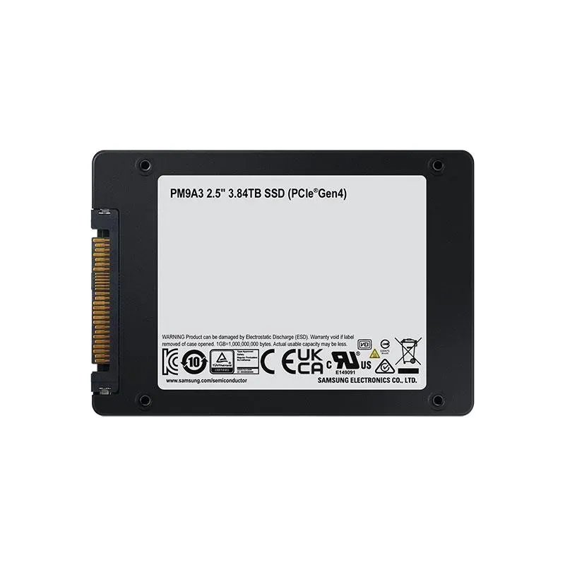 Samsung SSD PM9A3 NVMe U.2 PCI 4.0 x4 3840GB