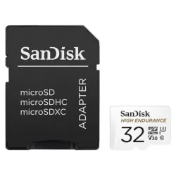 Karta pamięci MicroSDHC SanDisk High Endurance 32GB 100/40 MB/s A1 Class 10