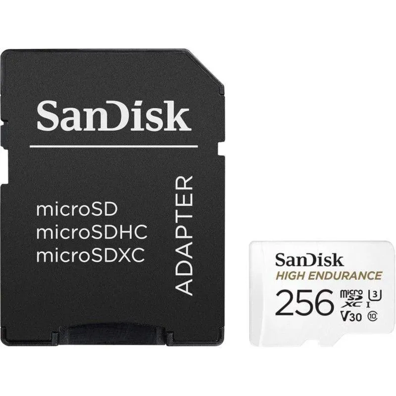 Karta pamięci MicroSDXC SanDisk High Endurance 256GB 100/40 MB/s A1 Class
