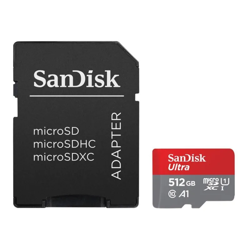 Karta pamięci microSDXC SanDisk Ultra 512GB 150MB/s UHS-I A1 U1 C10 +